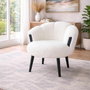 Atelier Del Sofa Silla Wing Blanco y Negro